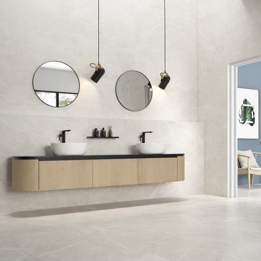 Fior di Bosco Sand Silk Vloertegel 120x120 cm